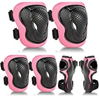 Los mejores  - ValuTalks Juego de Protecciones Infantil-Protección Skate Infantil Rodilleras Coderas Muñequeras para Patinaje Ciclismo…